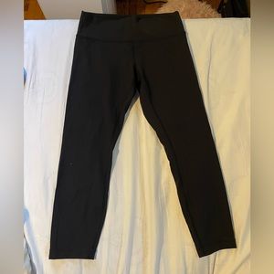 Wunder Under Lululemon Black high rise 23” leggings